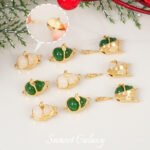 18k Color Refined Gold Plated Gourd Coil Buckle Handmade DIY Bracelet Ring Beaded High Color Retain Jewelry Accessories - Image 3