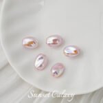 Highly Bright Color Alien Butterfly Baroque Imitation Pearl Round Beads Handmade DIY Beaded Loose Bead Material Bracelet Accessories - Image 8