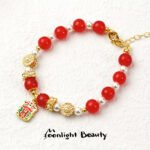 New Year's Ancient Fa Sands Gold Lucky Pendant Pendant Pendant Beaded Handmade DIY Beaded Bracelet Necklace Accessories - Image 2