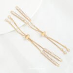 Gold Plated Zirconium Extension Chain Show Temperament Chain Handmade DIY Bracelet Necklace Beaded Beads Accessories Material - Image 7