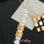 18K Gold-Plated Color-Preserving Micro-Paved Zircon Wheel Beads Spacer Beads Handmade DIY Beaded Bracelet Necklace Jewelry Accessories Material - Image 3