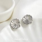 Gold Plated Color Lotus Leaf Ear Needle Handmade DIY Bracelet Necklace Earrings Beaded Beaded Jewelry Accessories Material - Image 8