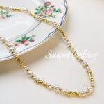 18k Gold Plated Silver Plated Batch Flower Thread Color Preservation Section Pipe Bead Spacer Bead Decoration DIY Bracelet Necklace Jewelry Material - Image 3