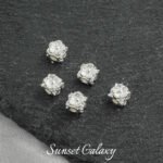 18k gold color five-petal flower four-leaf clover accessories handmade diy beaded material bracelet necklace earring accessories - Image 15