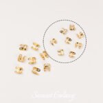 Color-preserving 18K Gold Plated Real Gold Side BucKle Finishing BucKle Accessories diy Bracelet NecKlace Jewelry Handmade Bead Material - Image 6