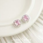 18k gold-plated diamond stone hollow square beads handmade diy material beaded bracelet necklace accessories - Image 8