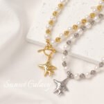 18k plating real gold finishing meteor Ot buckle head connection buckle handmade diy beaded bracelet necklace accessories - Image 4