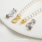 Zanthoxylum bungeanum closing buckle copper plated real gold high color retention beads handmade diy bracelet necklace beaded jewelry accessories material - Image 2