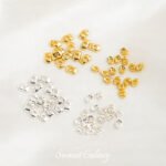 18K Gold-filled Color-preserving Asymmetrical Small Gravel Spacer BroKen Silver Loose Beads Handmade diy String Bracelet NecKlace Jewelry Accessories - Image 4