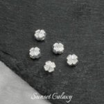 18k gold color five-petal flower four-leaf clover accessories handmade diy beaded material bracelet necklace earring accessories - Image 14