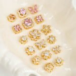 Strong Color Retention 18K Gold-Plated Zirconium Precision Porous Spacer Beads Handmade DIY Bracelet Necklace Jewelry Accessories Material