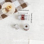 18K Gold-Plated Color-Preserving Zircon Screw Buckle Pearl Buckle Finishing Buckle Handmade DIY Beaded Bracelet Necklace Accessories Material - Image 7