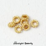 New Year's Sand Gold Zircon Diamond Pearl Spacer Beaded Beaded Handmade DIY Beaded Bracelet Necklace Accessories - Image 6