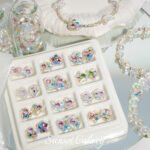 Baroque zircon star butterfly love loose beads accessories pearl beads handmade DIY bracelet necklace accessories