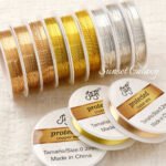 Color-preserving Gold Wire Copper Wire Copper Wire Coil Handmade diy Beaded Winding Jewelry Shaping Braiding Jewelry Accessories Materials