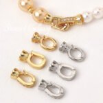 Color-preserving 18K Gold Inlaid with Zirconium Universal Connecting BucKle Finishing BucKle diy Bracelet NecKlace Beading Material Bracelet Jewelry Accessories - Image 5