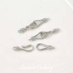 18k gold color retaining fish hook-shaped closing connection buckle head handmade diy beaded bracelet necklace jewelry accessories - Image 7