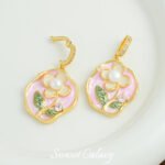 Medieval Monet Garden Oil Painting Necklace Pendant Handmade Beaded DIY Material Bracelet Necklace Accessories - Image 20