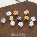 18K Gold-Plated Silver Color-Preserving Crystal Pearl Spacer Beads Loose Beads Handmade DIY Beaded Bracelet Necklace Jewelry Accessories Material - Image 5