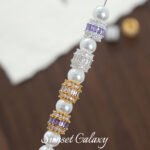 High Color Retention 18K Real Gold Plated Three Rows of Zircon Beads Handmade DIY Beaded Bracelet Necklace Accessories Material - Image 5