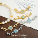 18k Copper Plated Real Gold Color Shibao Double End Buckle Handmade Beaded DIY Material Bracelet Necklace Accessories - Image 5