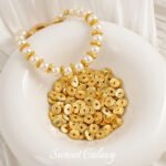 Copper plated real gold sun pattern eye gasket bead holder handmade DIY bracelet necklace beaded loose beads accessories - Image 4