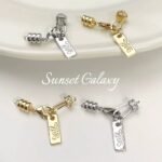 18k Copper Plated Real Gold Joker Butterfly tag Lobster Buckle Handmade DIY Beaded Material Bracelet Necklace Accessories