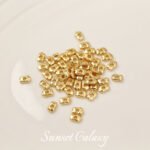 18k gold baroque irregular stone spacer loose beads handmade diy beaded bracelet necklace jewelry accessories - Image 4