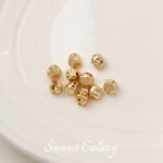 18k gold color baroque irregular stone beads loose beads handmade DIY string bracelet necklace accessories - Image 5