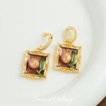 Oil Painting Style Pendant Universal Buckle Drop Oil Painting Pendant Handmade Beaded DIY Material Bracelet Necklace Accessories - Image 31