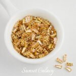 [trapezoid] 18k gold plated cat's eye zircon claw drill handmade diy bracelet necklace beaded clothing material accessories - Image 10