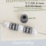 High Color Retention Gold-Plated Zircon Barrel Beads Spacer Beads Pearl Accessories Handmade DIY Beading Material Bracelet Necklace Accessories - Image 8