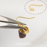 Commonly used Joker Ear Hook Real Gold Plated High Color DIY Hand-made Jewelry Material Accessories Earrings Ear Pin Pendant - Image 5