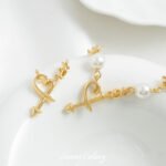 Love Arrow Double Hanging Pendant Copper Gold Plated Cupid Arrow Handmade DIY Bracelet Necklace Beaded Accessories Material - Image 5