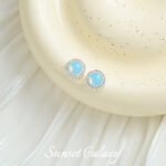 18k bag gold aquamaric beads with beads loose beads bracelet necklace earrings jewelry diy handmade beaded accessories material - Image 5