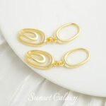 18k color snail buckle pearl bracelet closing buckle handmade diy material connection buckle beaded necklace jewelry accessories - Image 5