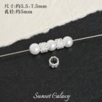 High Color Retention 18K Gold Plated Zircon Clover Spacer Beads Handmade DIY Beaded Bracelet Necklace Jewelry Accessories Material - Image 15