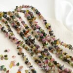 Purple Green with Mixed Stone Natural Stone Beads Handmade DIY Bracelet Necklace Earrings Beaded Material Bead Accessories