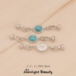 18k Gold Plated Zirconium Songhua Stone Fail Link Buckle DIY Handmade Beaded Material Bracelet Necklace Accessories Jewelry - Image 7