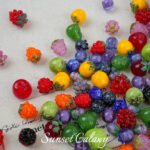 Imported Lampwork Glass Ins Fruit Pulp Raspberry Blueberry Tomato Handmade DIY Beaded Bracelet Necklace Earrings Material - Image 3