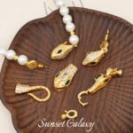 Lucky Snakehead Zodiac Snake Tail Buckle Pearl Buckle Gold ingot Buckle Handmade DIY Bracelet Necklace Accessories Material - Image 5