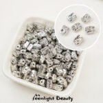 14k18k bag gold color irregular square stone beads loose beads handmade DIY bracelet necklace accessories - Image 9