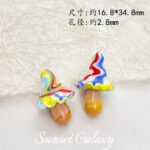 [Fantasy Mushroom] Color Mushroom Pendant Bead Handmade DIY Bracelet Necklace Earrings Jewelry - Image 8