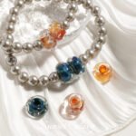 Lantern Glazed Water Ripple Glass Beads Handmade Fired Handmade DIY Material Bracelet Necklace Ear Jewelry Accessories - Image 2