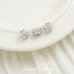 Gold-plated Barrel Beads Wheat Ears Small Round Zirconium Beads Handmade DIY Bracelet Necklace Beaded Beads Jewelry Accessories Material - Image 6