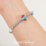 Japanese hand-painted goldfish glass beads round beads handmade DIY bracelet necklace beaded loose beads earrings accessories material - Image 3