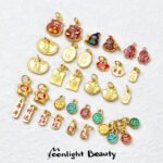 New Year Gold Salad Lucky Small Gold Pendant Pendant Handmade DIY Beaded Bracelet Necklace Accessories - Image 2