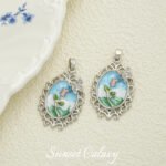 French Antique Rose Flower Universal Buckle Pendant Handmade DIY Beaded Material Bracelet Necklace Accessories - Image 9