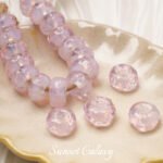 Lantern Glazed Water Ripple Glass Beads Handmade Fired Handmade DIY Material Bracelet Necklace Ear Jewelry Accessories - Image 6