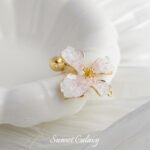 Gold-plated Peach Blossom End-off Connection Buckle Handmade DIY Bracelet Necklace Beaded Beaded Jewelry Accessories Material - Image 3